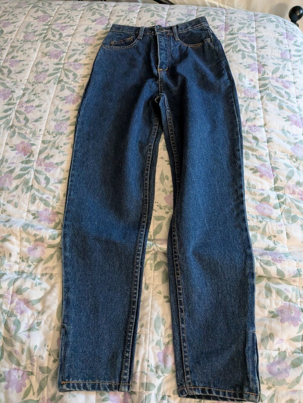 KHI Inc. Size 3/4 Super High Rise Blue Denim Jeans